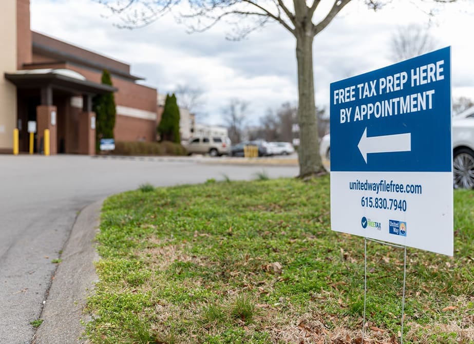 VITA sites page sign